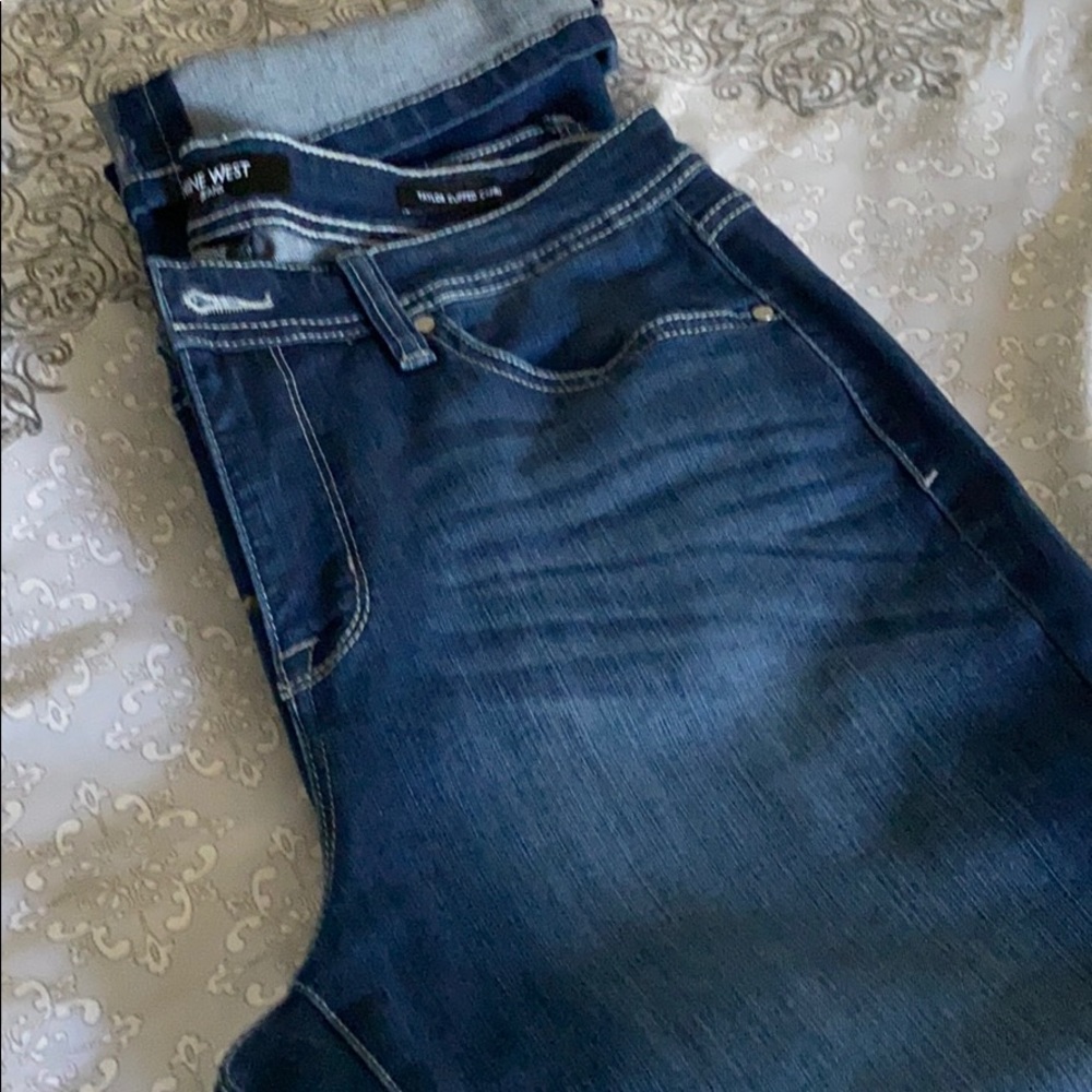 Cuffed jeans